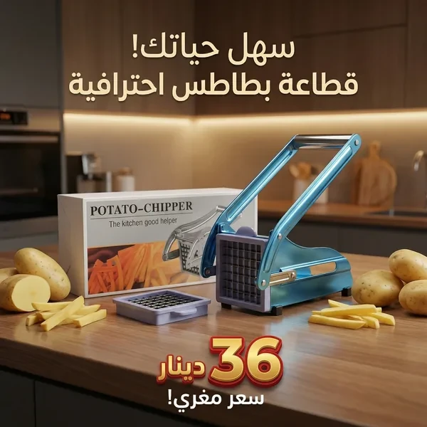 قطاعة بطاطس عملية لتحضير فريت سريع ومتناسق Coupe Frites Professionnel